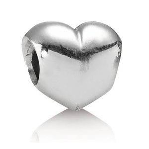 Authentic Pandora Sterling Silver Heart Charm